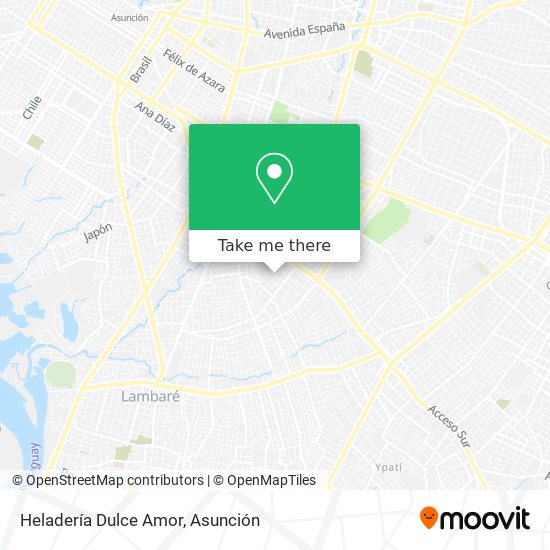 Heladería Dulce Amor map