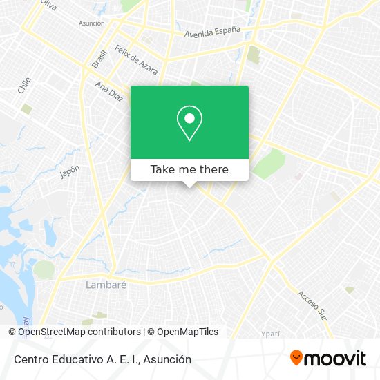 Mapa de Centro Educativo A. E. I.