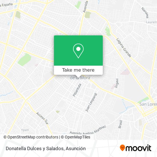 Donatella Dulces y Salados map