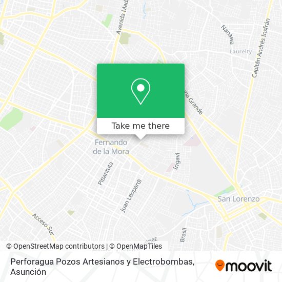 Perforagua Pozos Artesianos y Electrobombas map