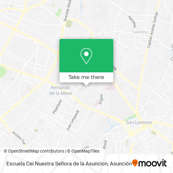 Mapa de Escuela Cei Nuestra Señora de la Asuncion