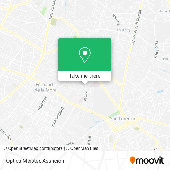 Óptica Meister map