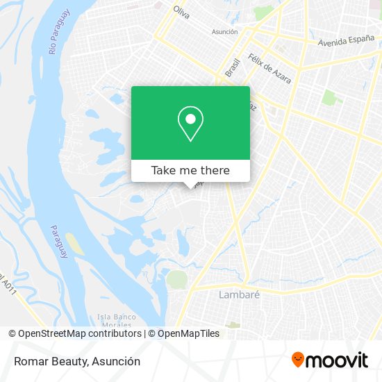 Romar Beauty map