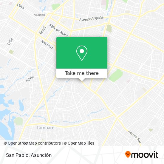 Mapa de San Pablo