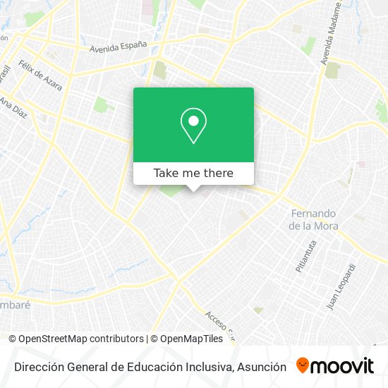 Dirección General de Educación Inclusiva map