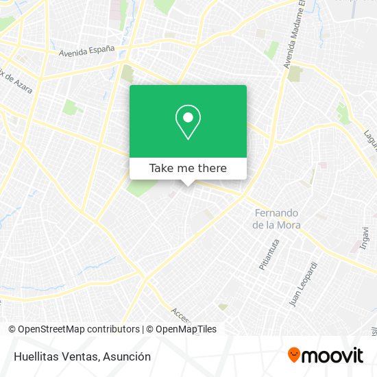 Huellitas Ventas map