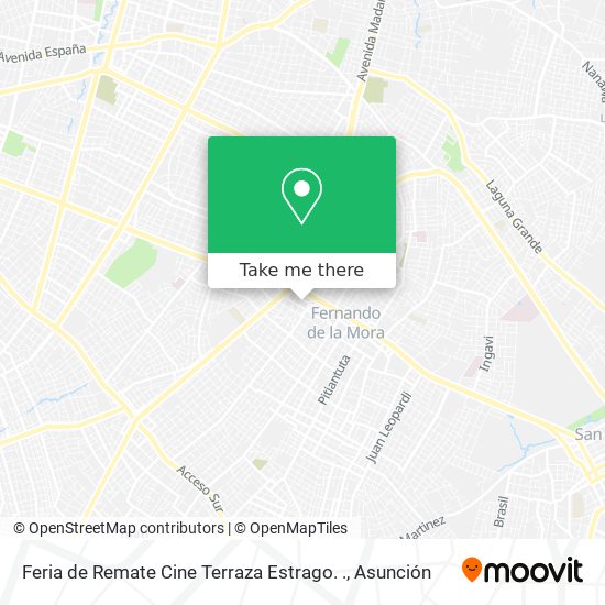Feria de Remate Cine Terraza Estrago. . map