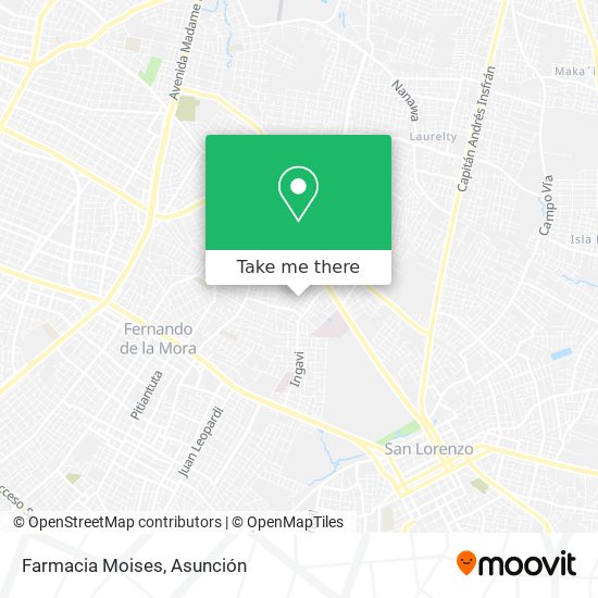 Farmacia Moises map