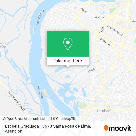 Mapa de Escuela Graduada 13673 Santa Rosa de Lima