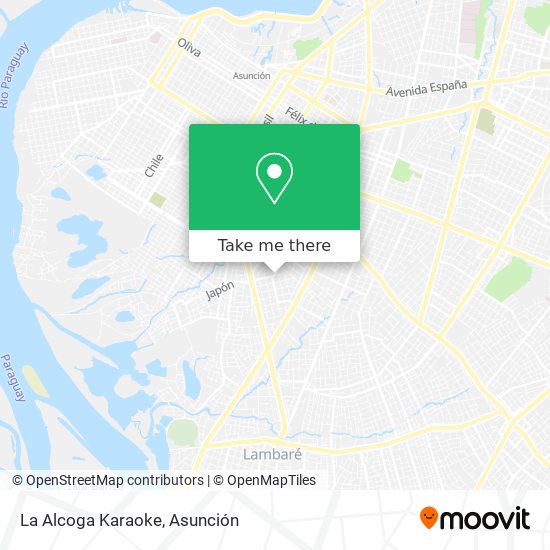 La Alcoga Karaoke map