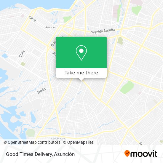 Good Times Delivery map