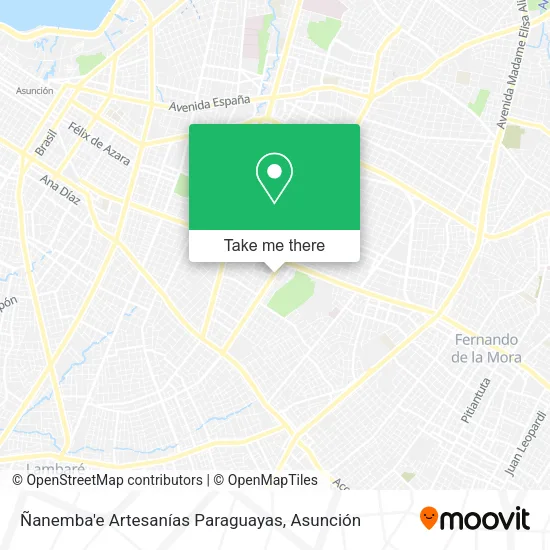 Ñanemba'e Artesanías Paraguayas map