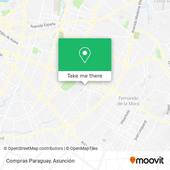 Compras Paraguay map