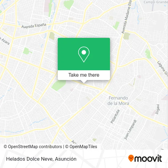 Helados Dolce Neve map