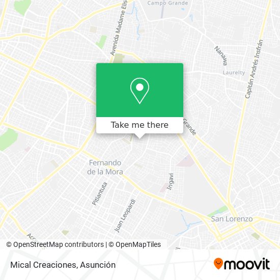 Mapa de Mical Creaciones