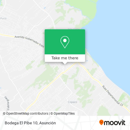 Mapa de Bodega El Pibe 10