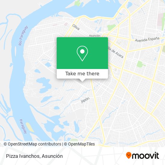 Pizza Ivanchos map