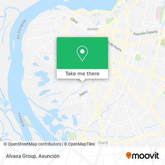 Mapa de Alvasa Group