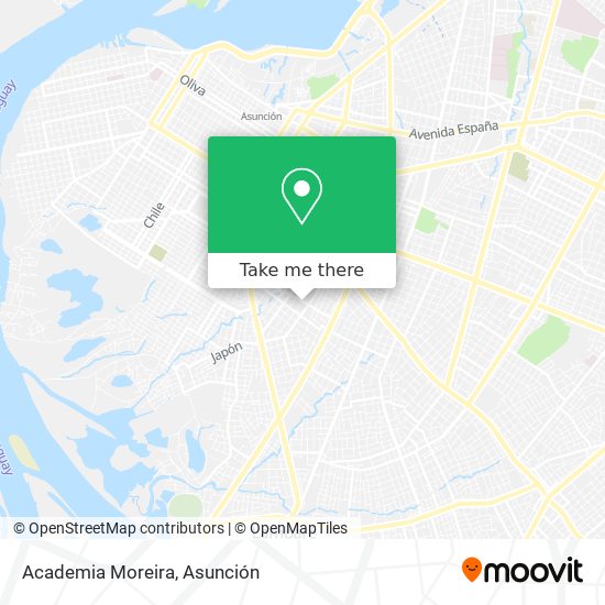 Mapa de Academia Moreira