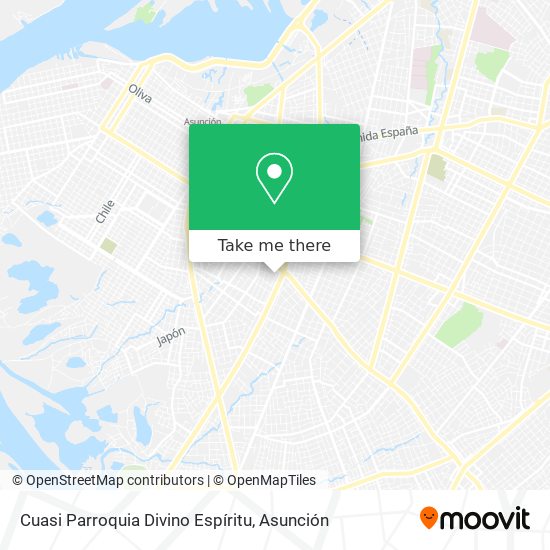 Cuasi Parroquia Divino Espíritu map