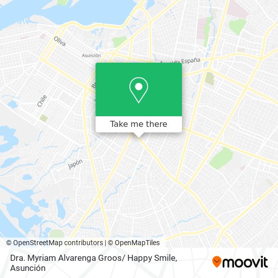 Dra. Myriam Alvarenga Groos/ Happy Smile map