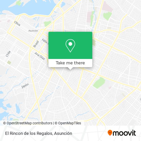 El Rincon de los Regalos map