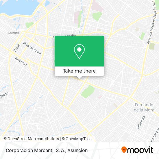 Mapa de Corporación Mercantil S. A.