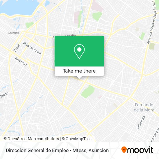Mapa de Direccion General de Empleo - Mtess