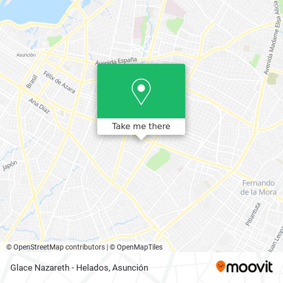 Glace Nazareth - Helados map