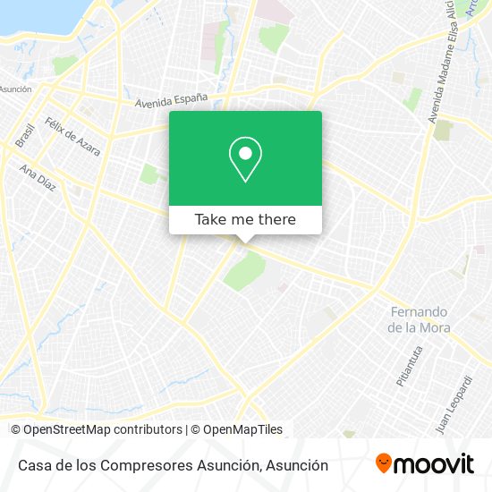 Casa de los Compresores Asunción map