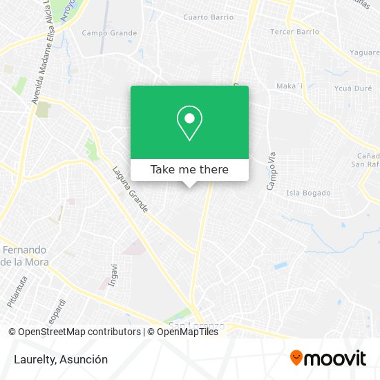Mapa de Laurelty