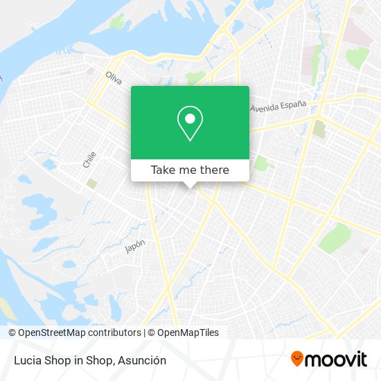 Lucia Shop in Shop map