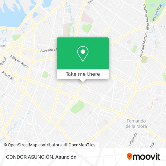 Mapa de CONDOR ASUNCIÓN