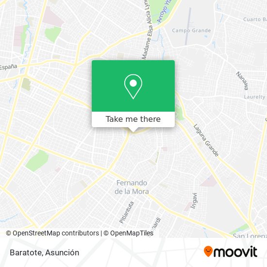Mapa de Baratote