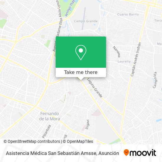 Asistencia Médica San Sebastián Amsse map