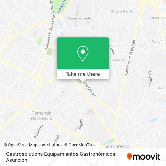 Gastrosolutions Equipamientos Gastronómicos map