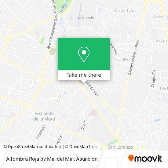 Alfombra Roja by Ma. del Mar map