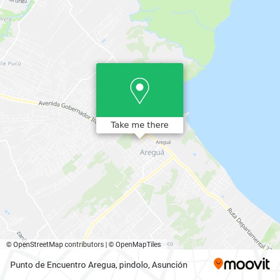 Punto de Encuentro Aregua, pindolo map