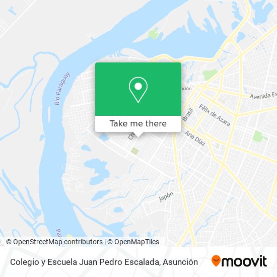 Mapa de Colegio y Escuela Juan Pedro Escalada