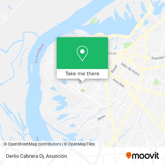 Mapa de Derlis Cabrera Dj