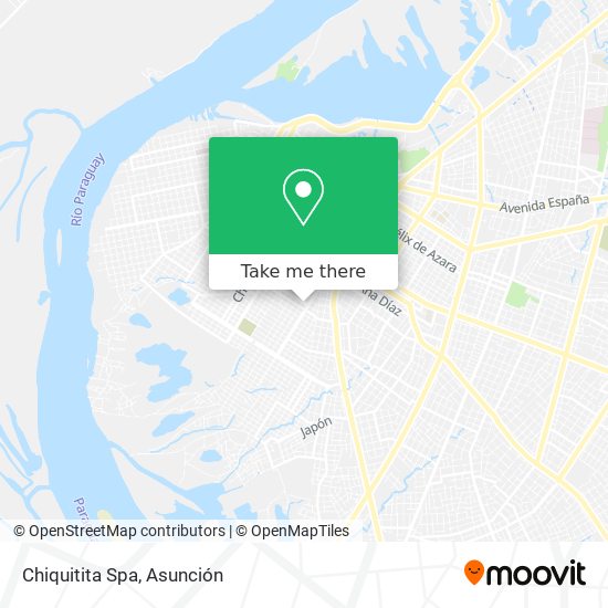 Chiquitita Spa map