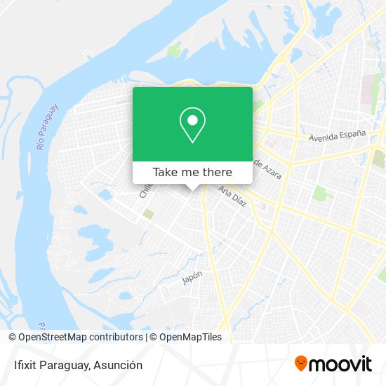 Mapa de Ifixit Paraguay