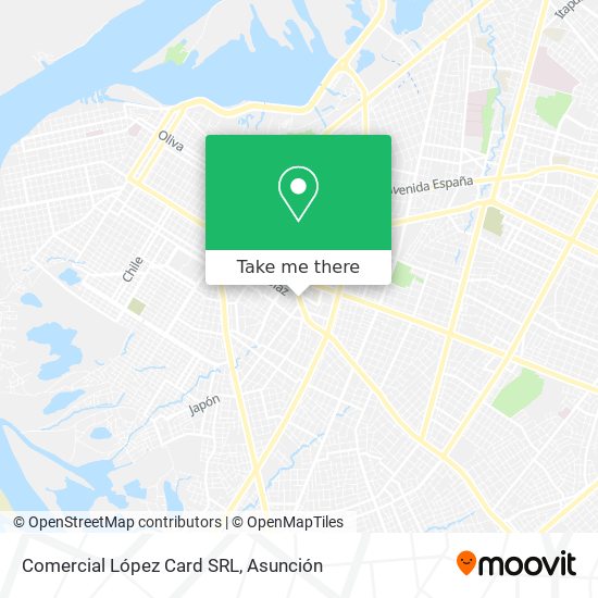 Mapa de Comercial López Card SRL