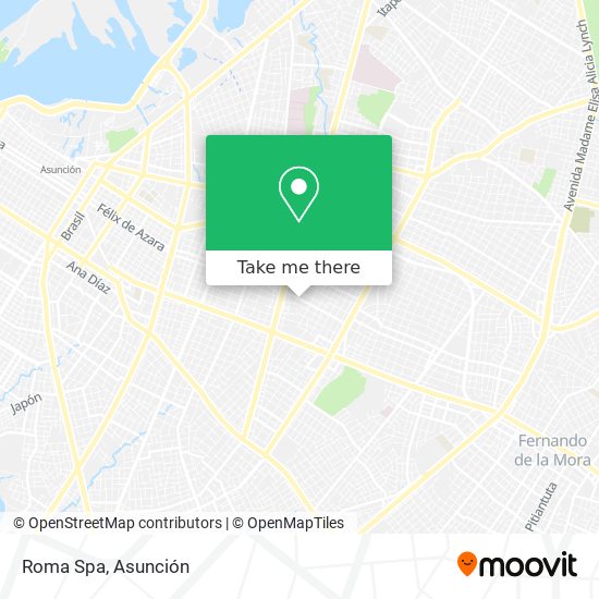Mapa de Roma Spa