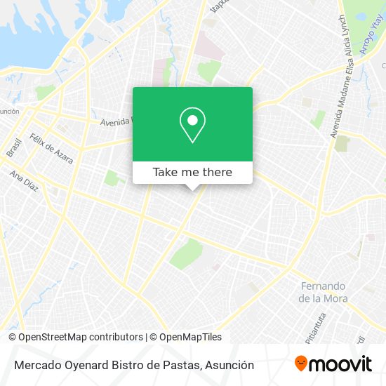 Mapa de Mercado Oyenard Bistro de Pastas