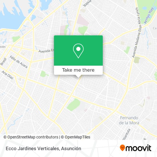 Mapa de Ecco Jardines Verticales