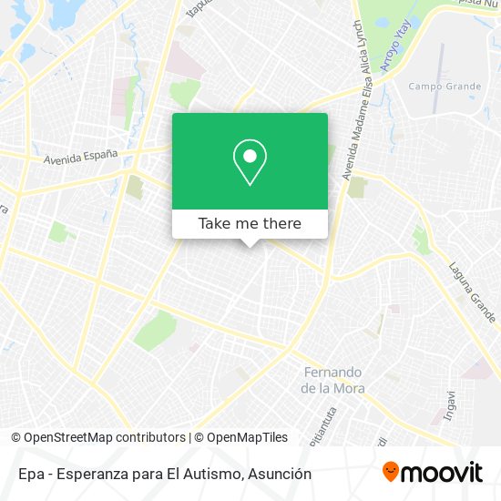 Mapa de Epa - Esperanza para El Autismo
