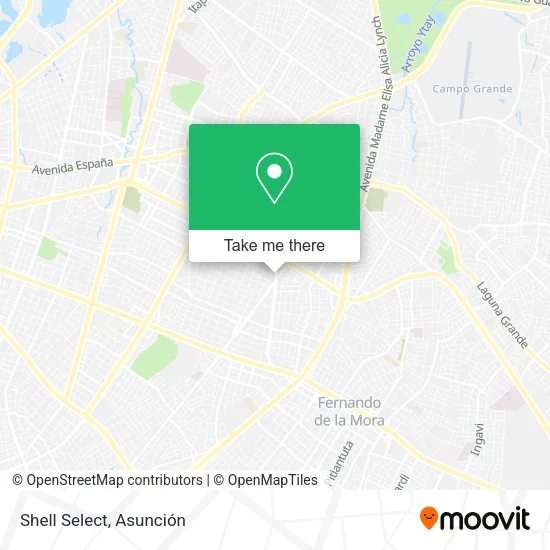 Shell Select map
