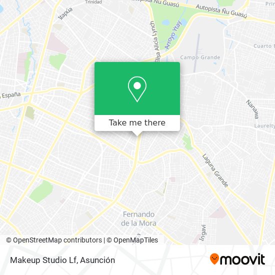 Mapa de Makeup Studio Lf