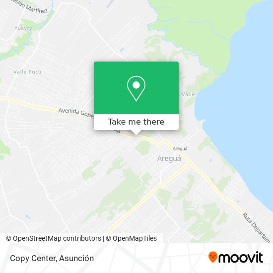 Mapa de Copy Center